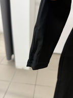 Jumpsuit in lycra con zip e manicotto