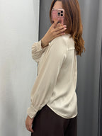 Camicetta Effetto Raso A Portafoglio FGD MODA