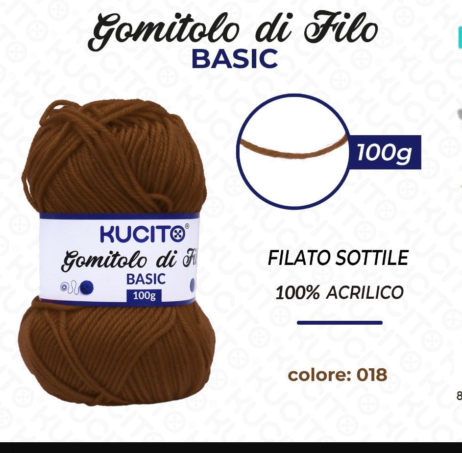 Gomitolo di filo BASIC 100g FGD MODA