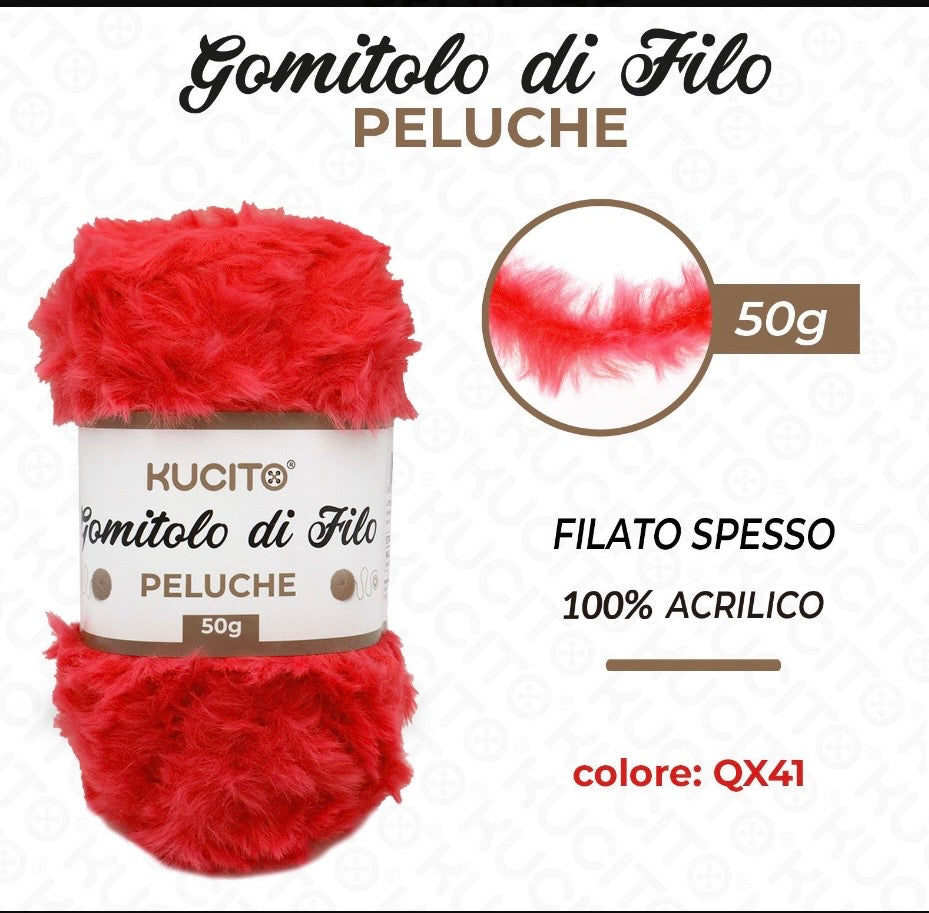 Gomitolo di filo PELUCHE 50g FGD MODA