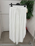 Pantaloni in Viscosa Ballon con Taglio Laterale FGD MODA
