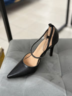Décolleté con brillantini con cinta tacco 10cm 6220 FGD MODA
