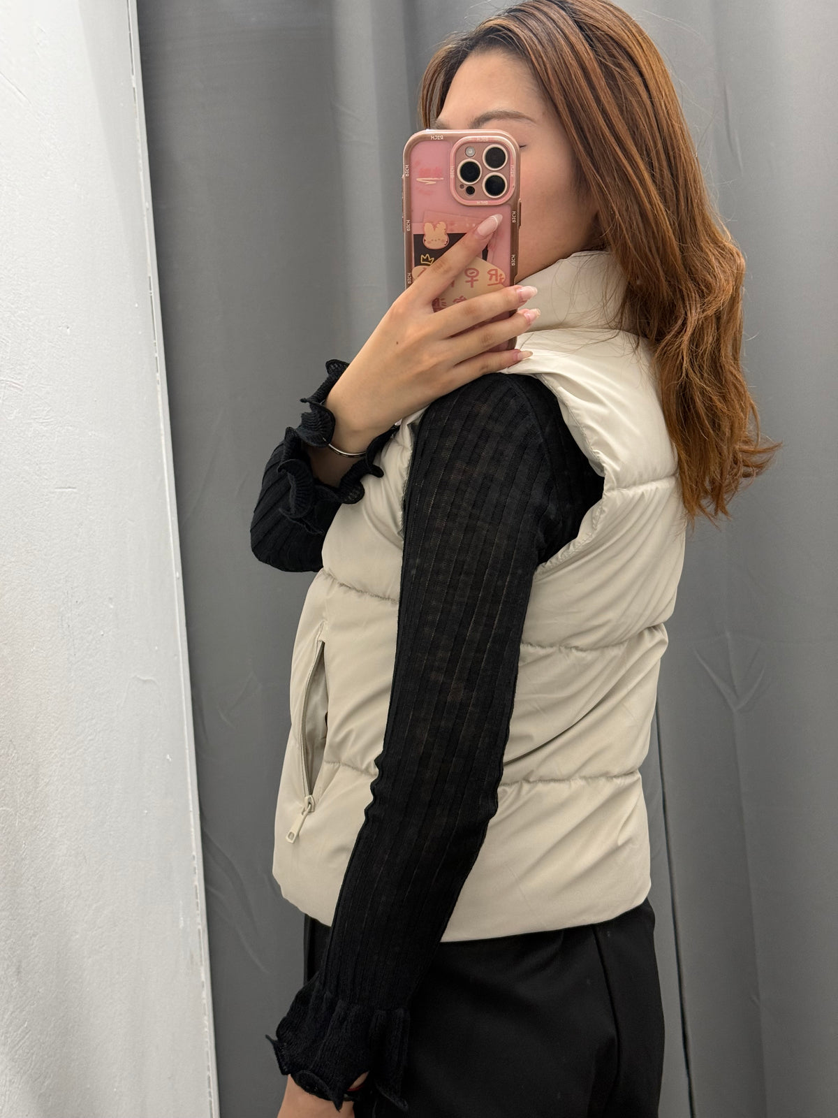 Gilet Quilted Con Tasche FGD MODA