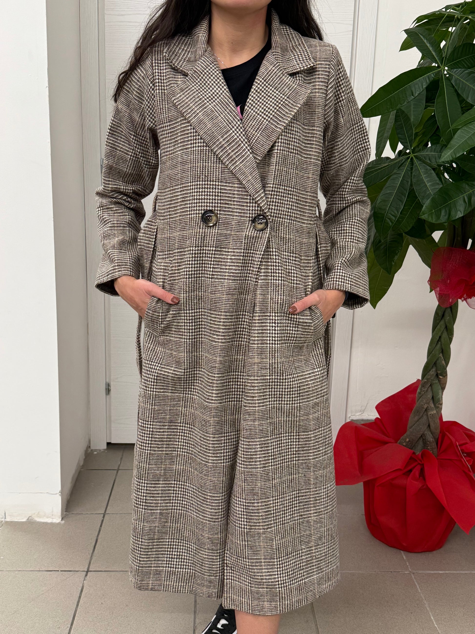 Trench con motivo FGD MODA