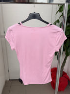 Maglietta in lycra con intreccio FGD MODA