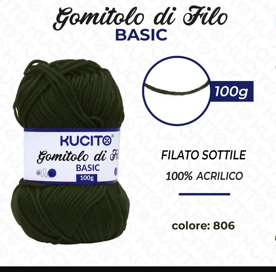 Gomitolo di filo BASIC 100g FGD MODA