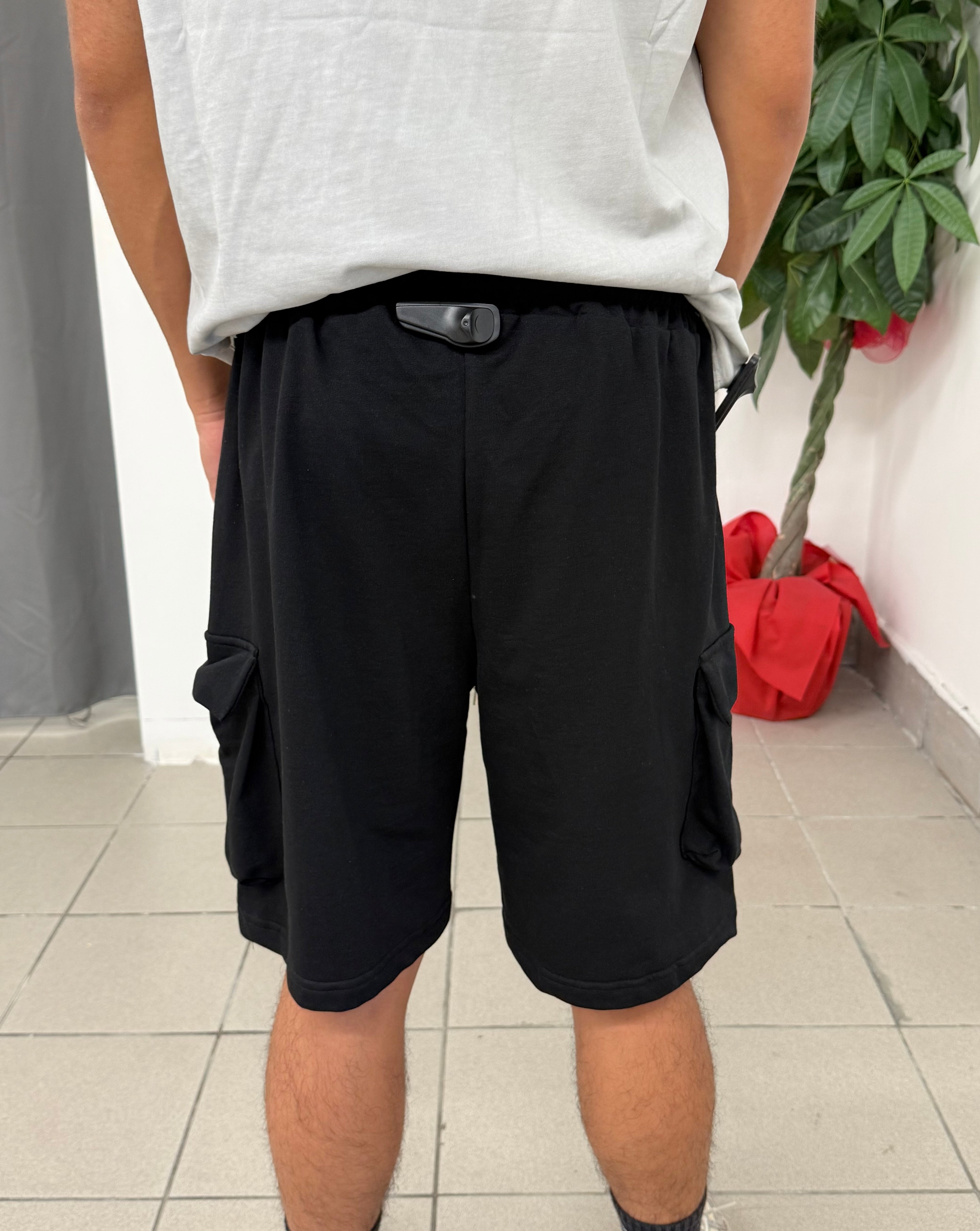 Bermuda tuta cargo con laccio Soni Homme FGD MODA