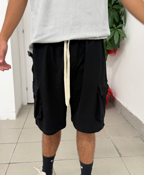 Bermuda tuta cargo con laccio Soni Homme FGD MODA