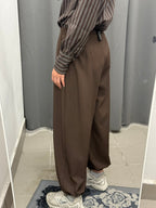 Pantaloni Balloon Con Polsini Con Pence FGD MODA
