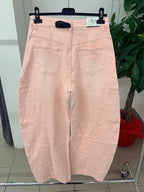 Jeans balloon con doppia abbottonatura FGD MODA