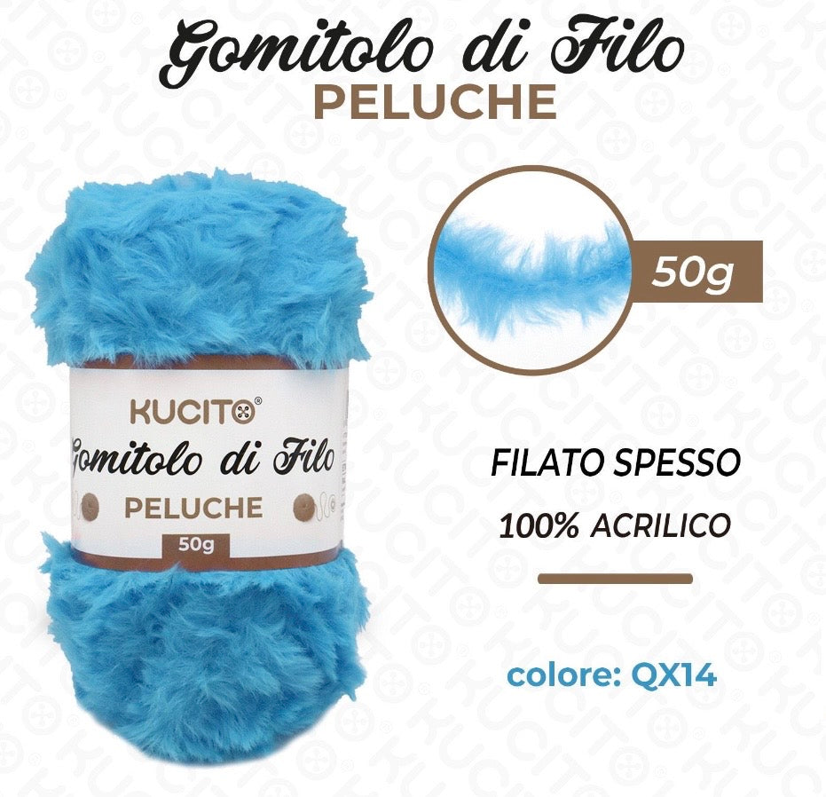 Gomitolo di filo PELUCHE 50g FGD MODA