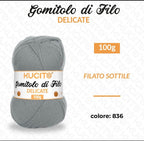 Gomitolo di filo DELICATE 100g FGD MODA