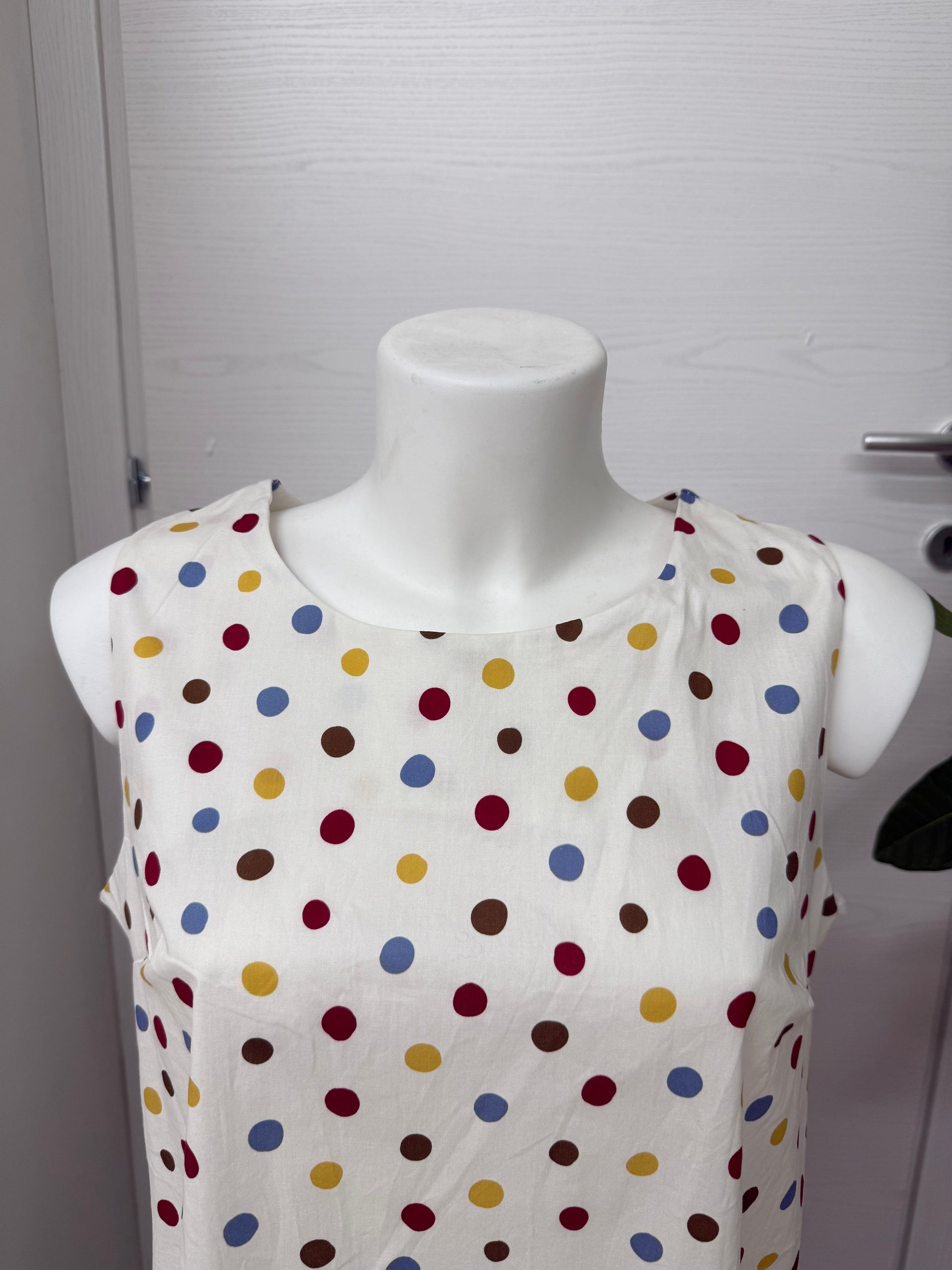Canotta a pois multicolore FGD MODA