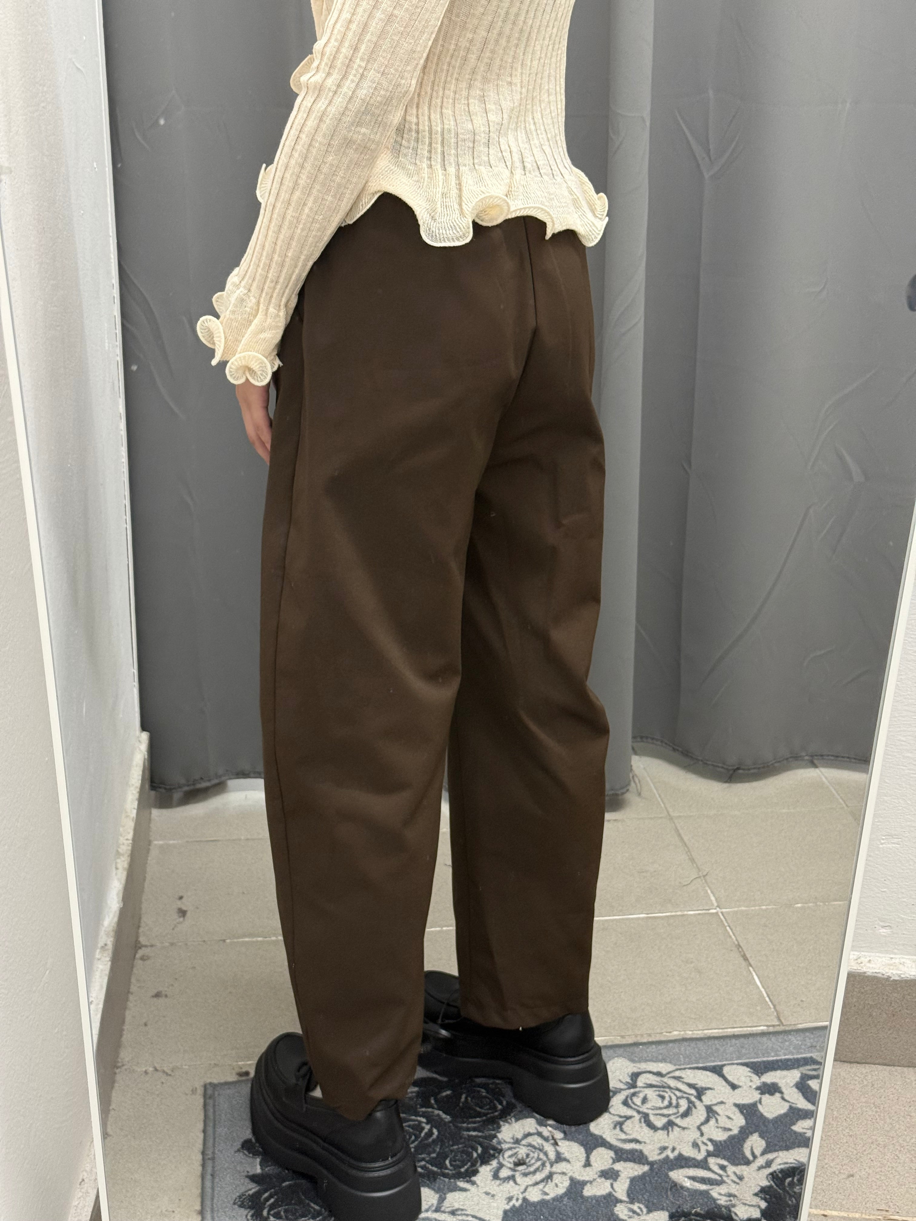 Pantaloni Balloon Con Cinta FGD MODA