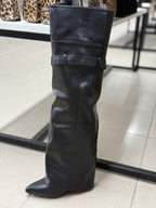 Stivali in ecopelle con risvolto alti FGD MODA
