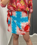 Gonna Pareo 100% Viscosa a Fantasia FGD MODA