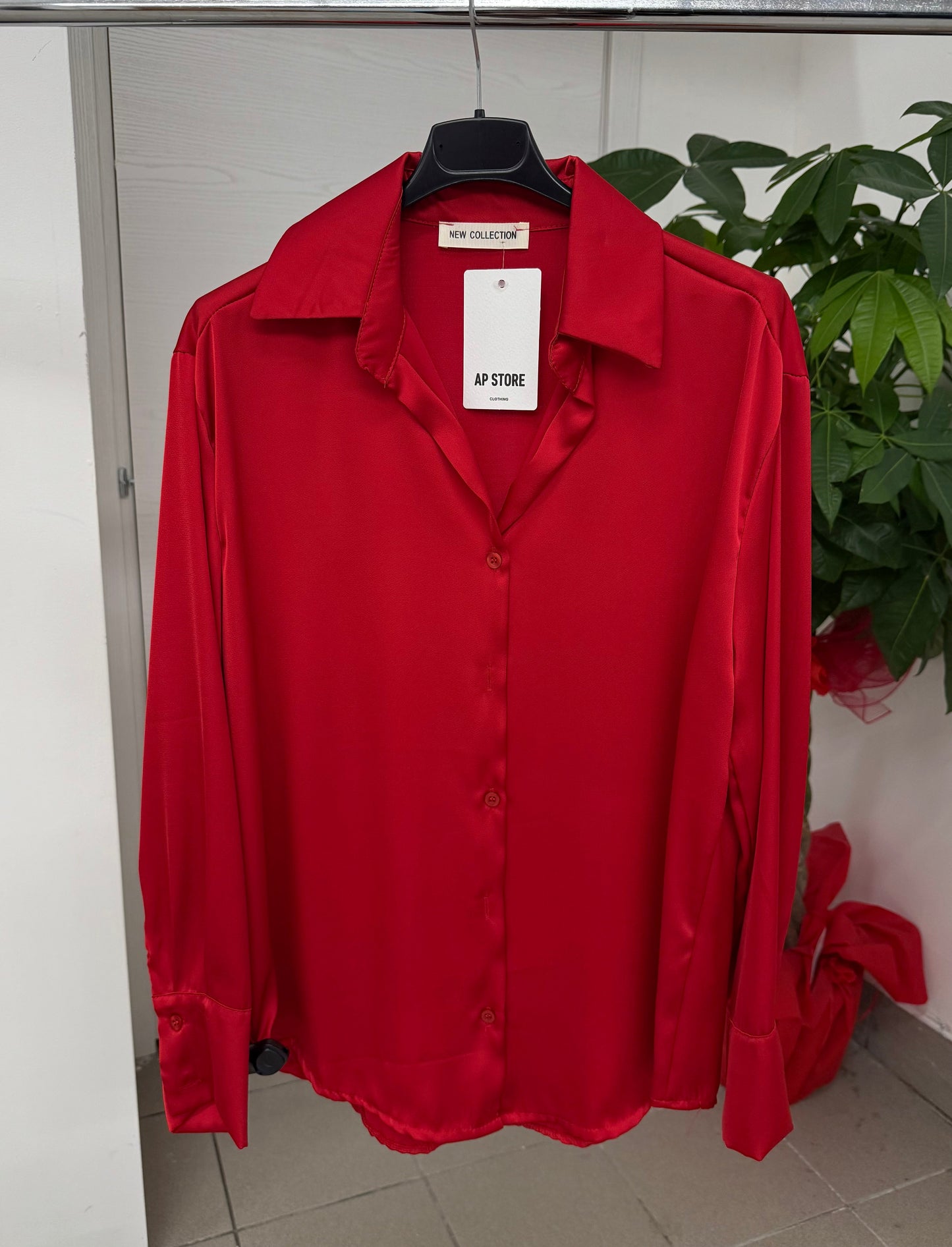 Camicia in raso