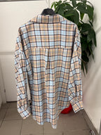 Camicia scozzese con taschino FGD MODA