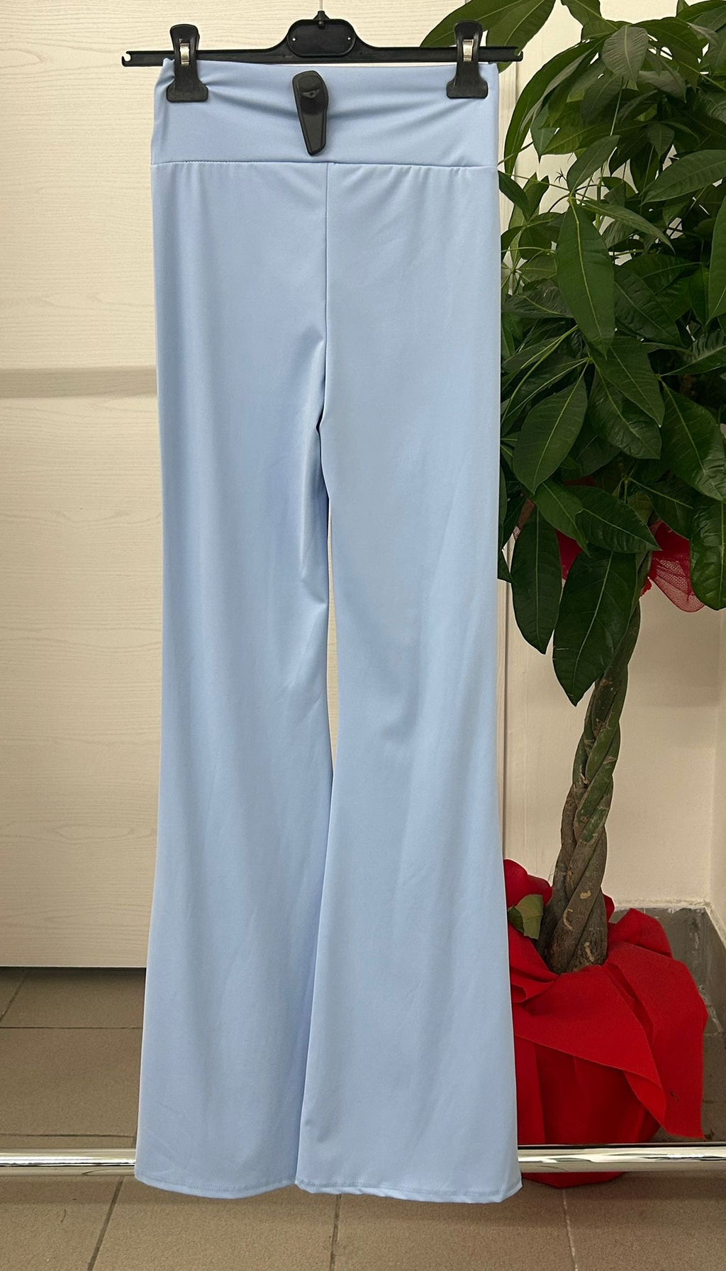 Leggings in lycra a campana con banda FGD MODA