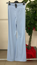 Leggings in lycra a campana con banda FGD MODA