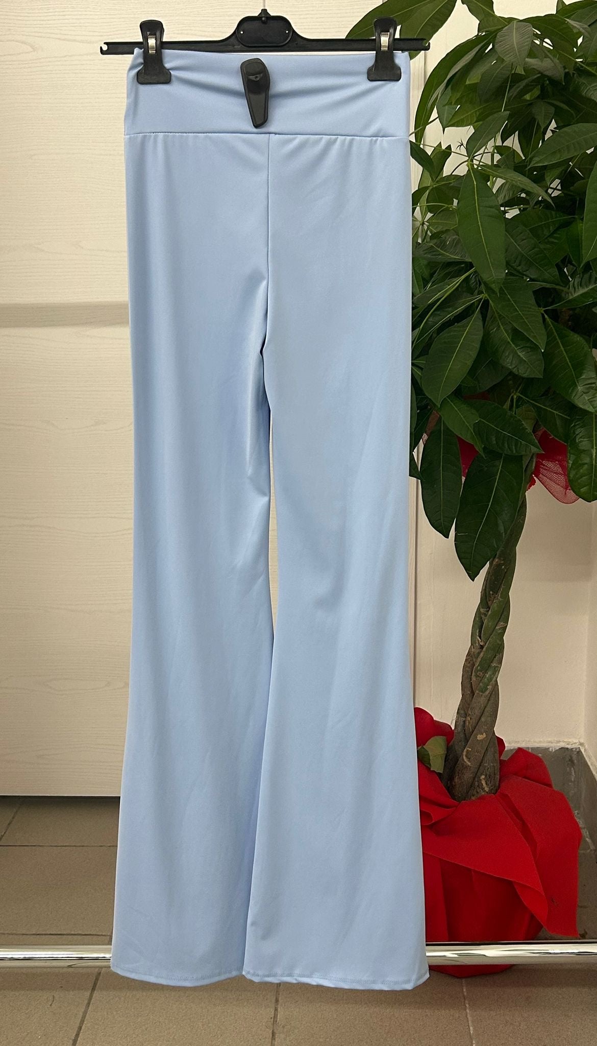 Leggings in lycra a campana con banda FGD MODA