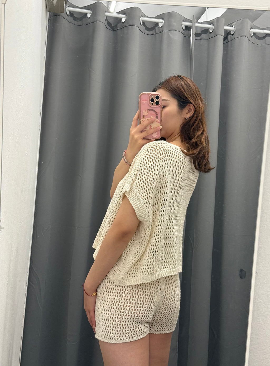 Set coordinato forato Maglietta e Pantaloncini FGD MODA