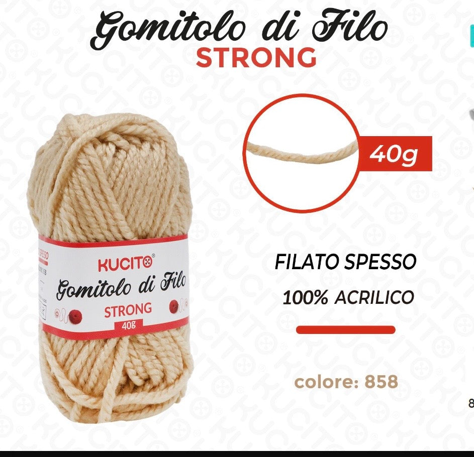 Gomitolo di filo STRONG 40g FGD MODA