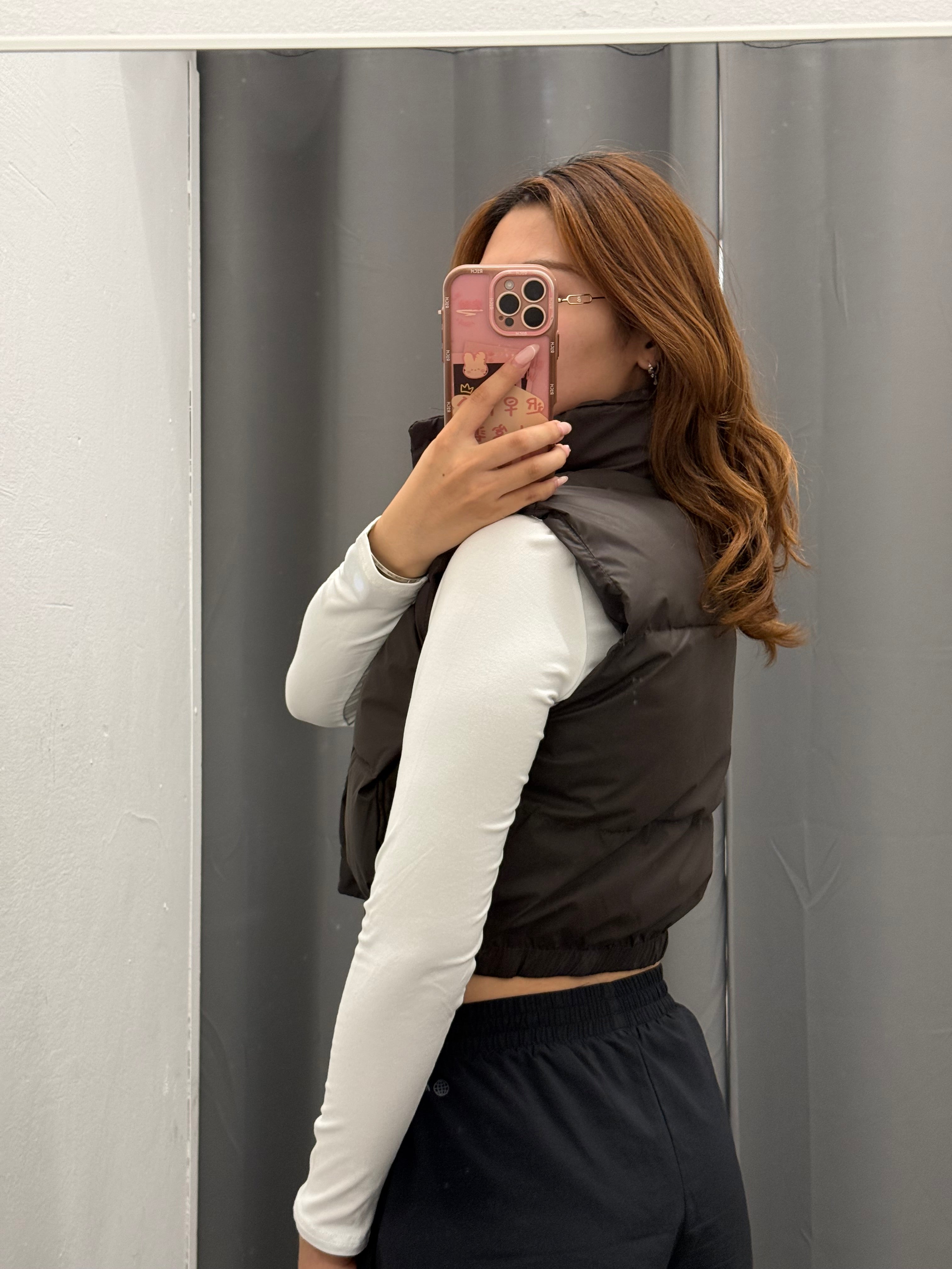 Gilet Quilted Crop FGD MODA