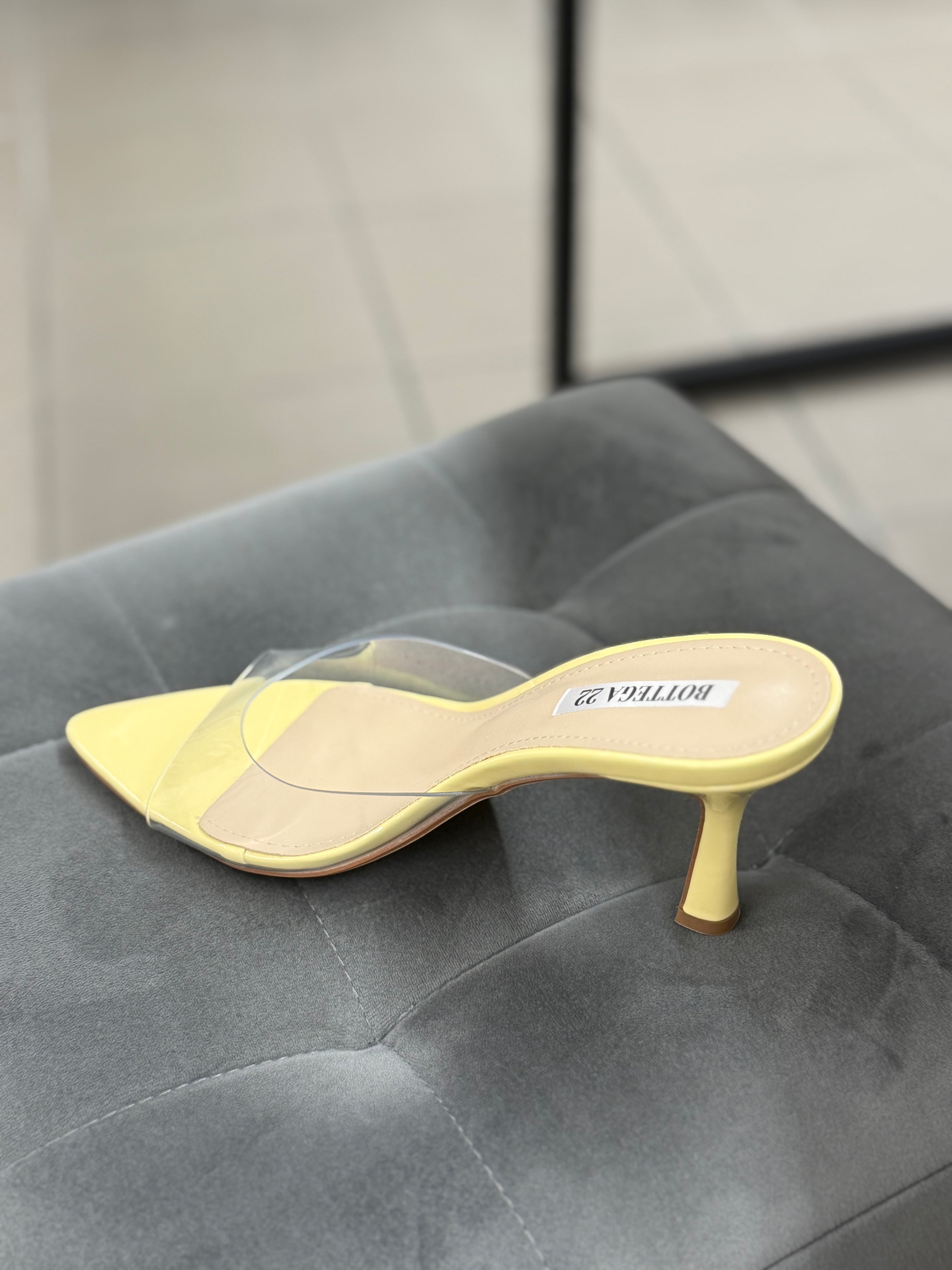 Décolleté ciabatta con fascia trasparente FGD MODA