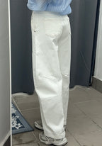 Jeans balloon con doppia abbottonatura FGD MODA