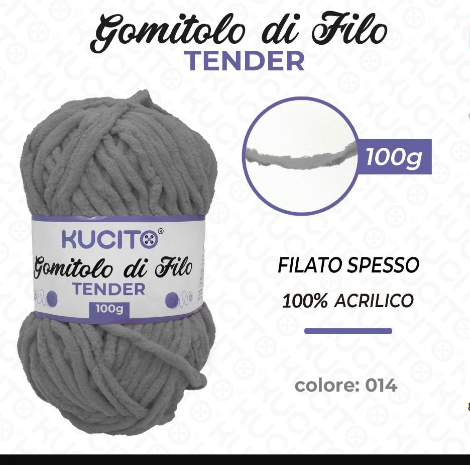 Gomitolo di filo TENDER 100g FGD MODA