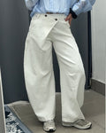 Jeans balloon con doppia abbottonatura FGD MODA