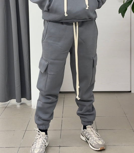 Pantaloni tuta imbottiti con tasche FGD MODA