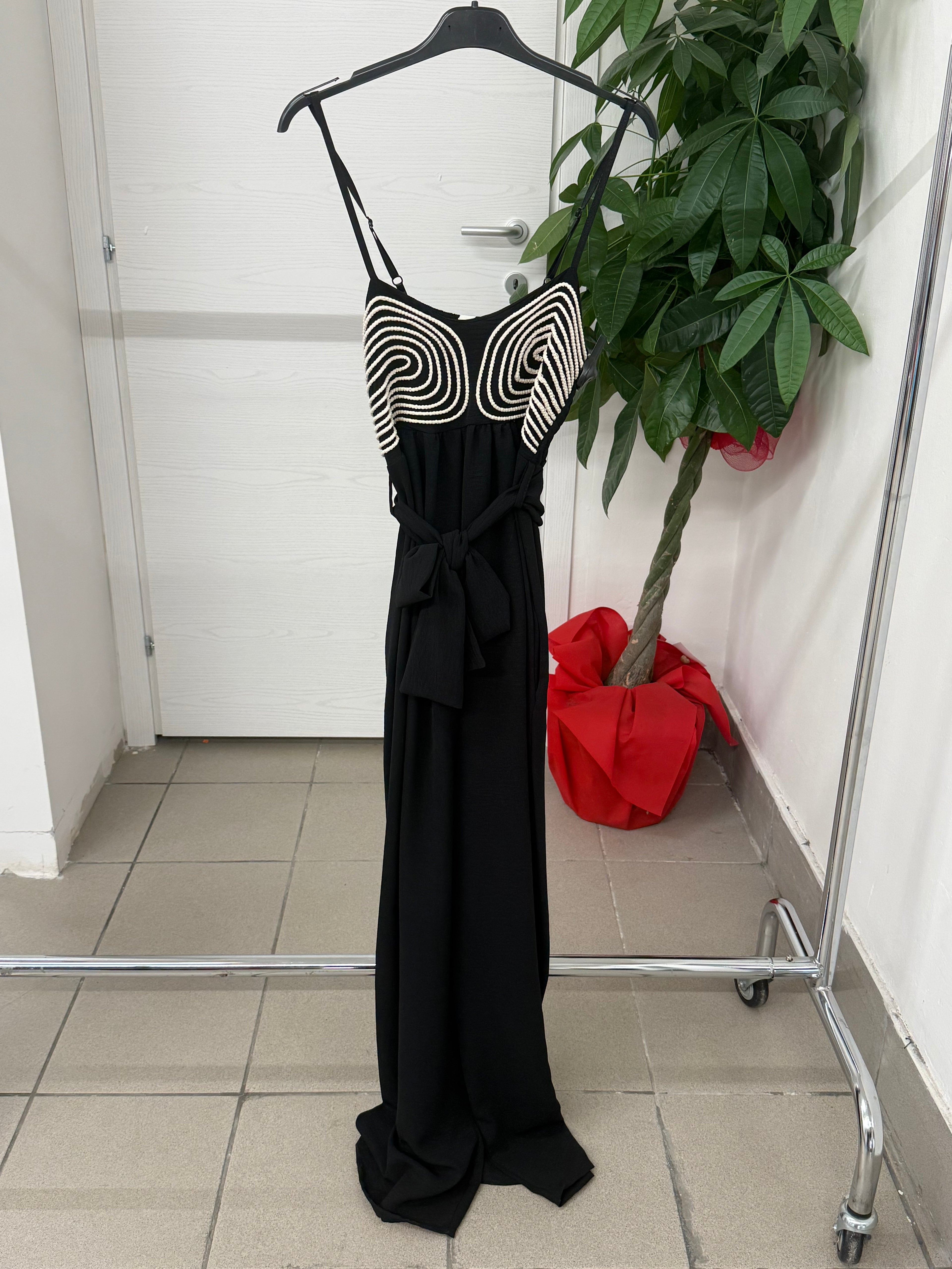 Jumpsuit con ricamo con cinta FGD MODA