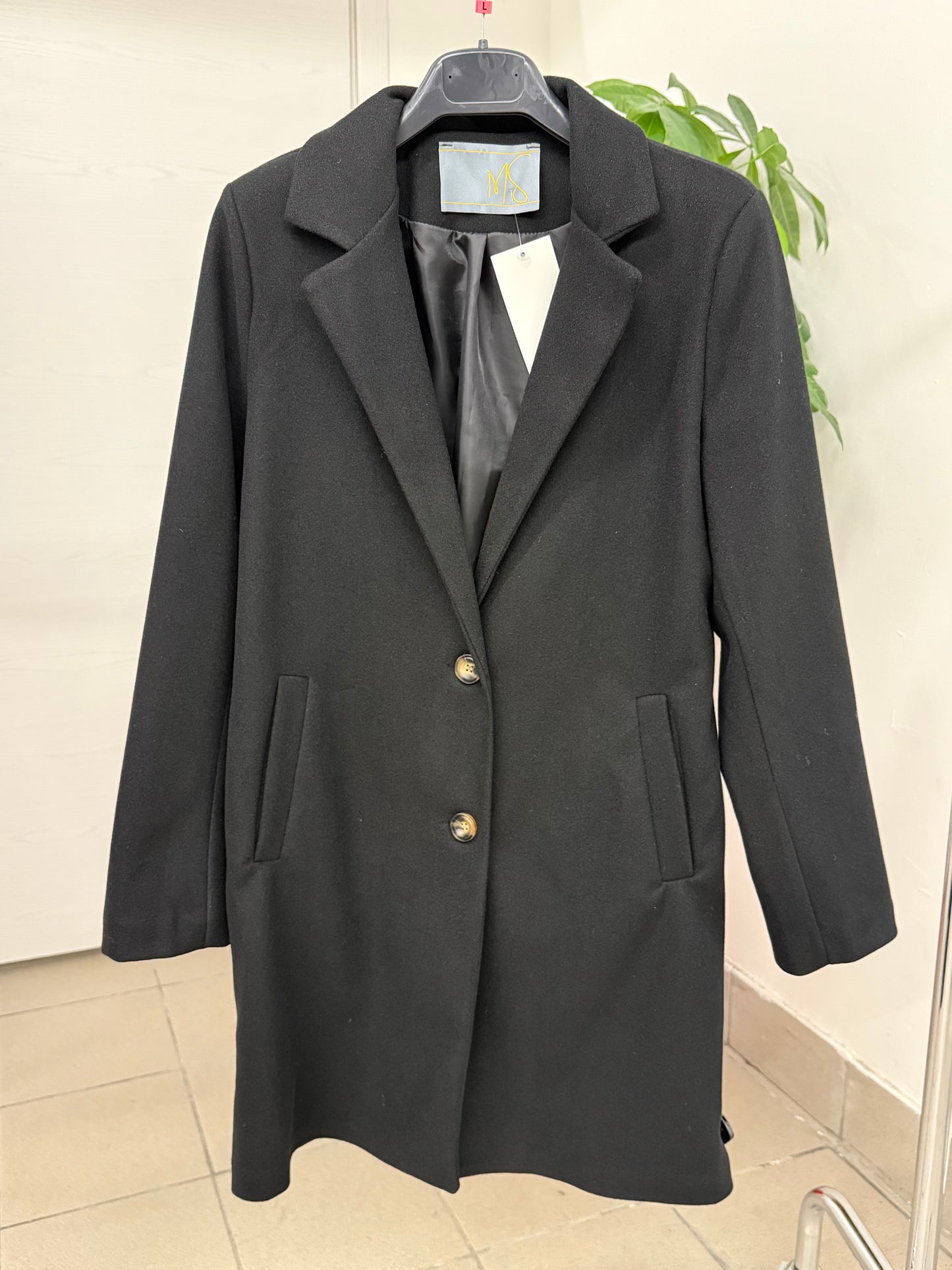 Cappotto lungo tinta unita FGD MODA