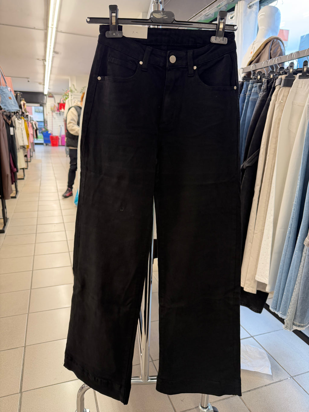 Jeans a palazzo neri