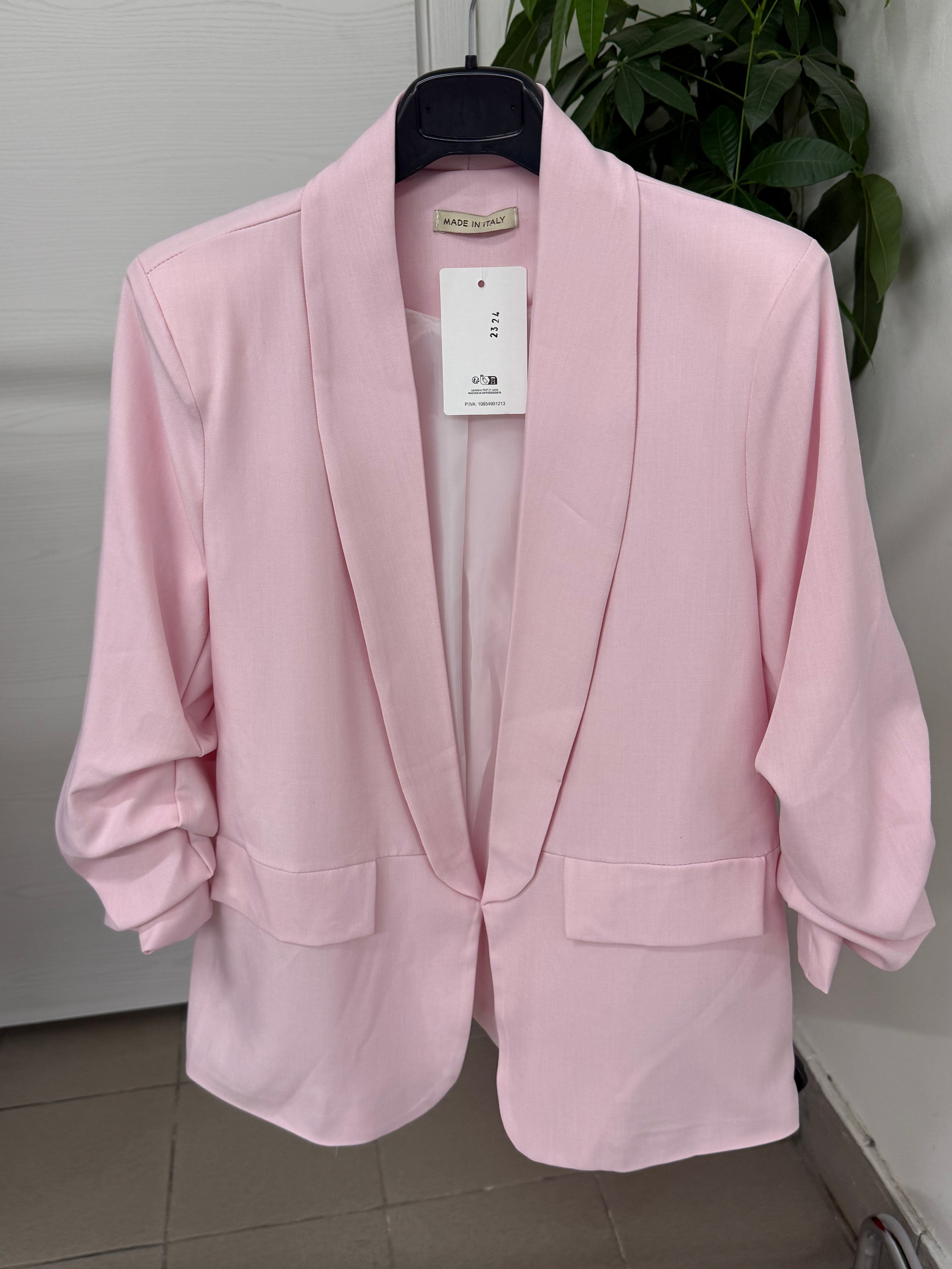Giacca Blazer manica arricciata FGD MODA