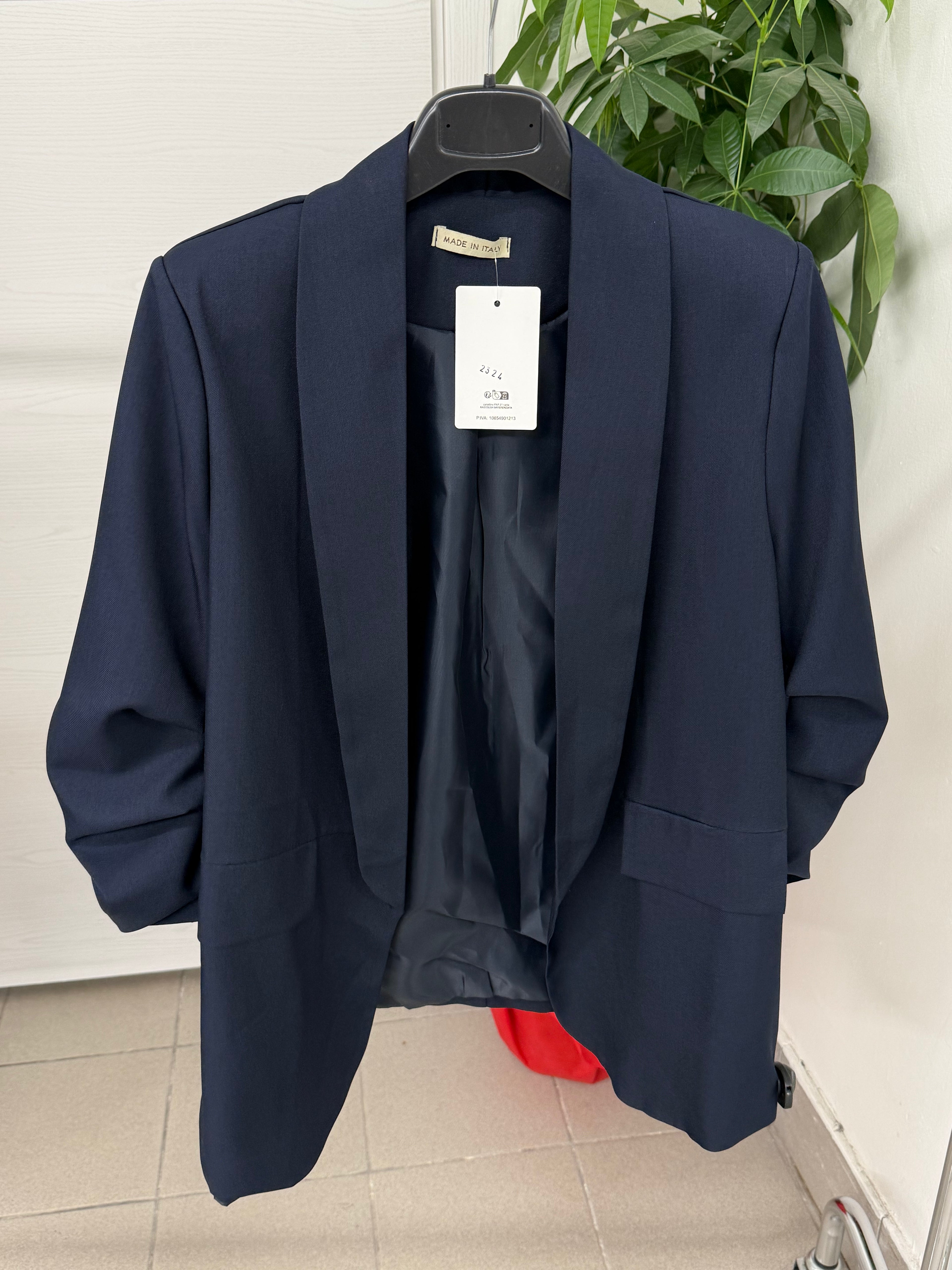 Giacca Blazer manica arricciata FGD MODA