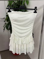 Abito skort con drappeggio laterale FGD MODA