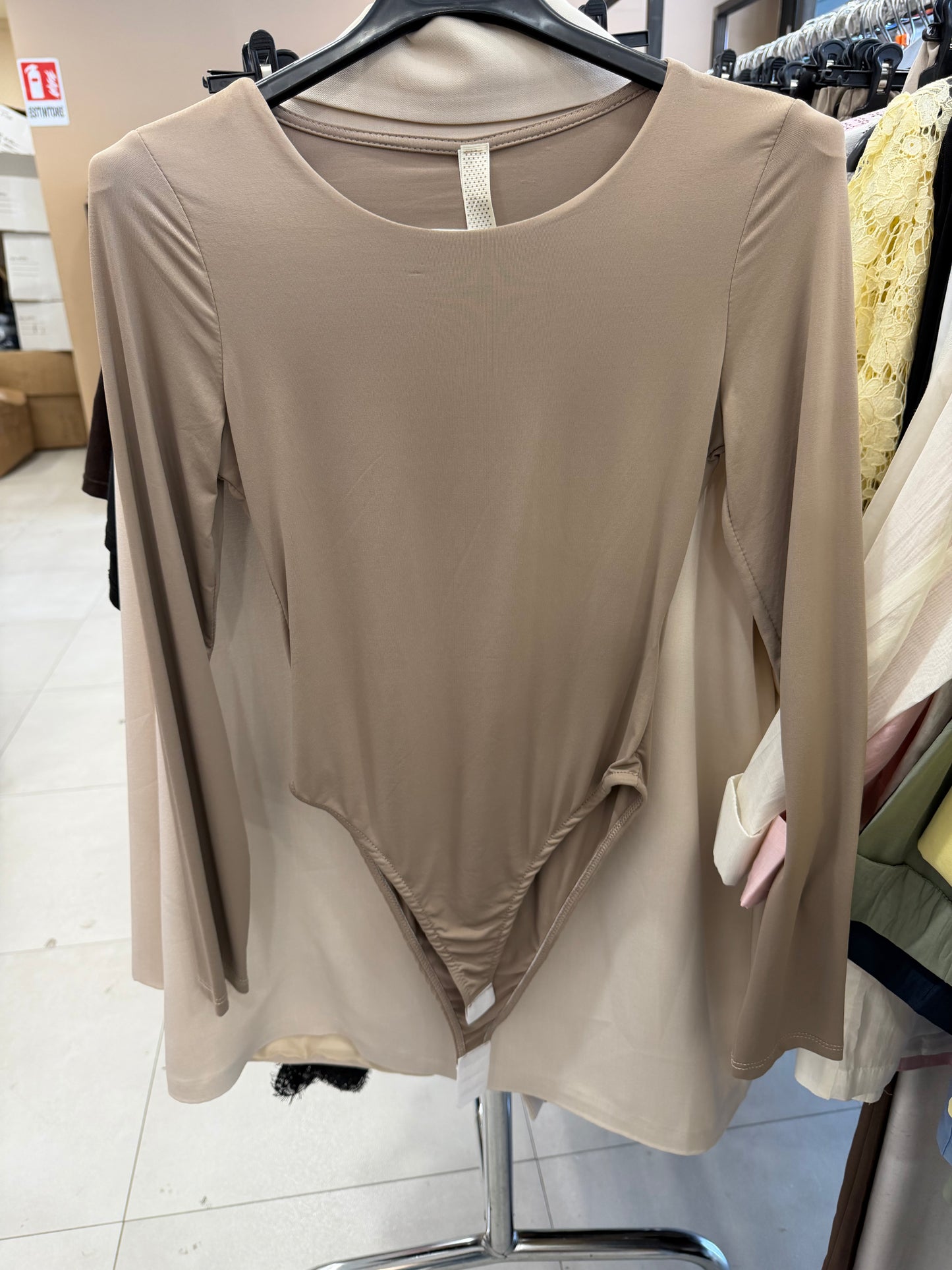 Body in lycra tinta unita FGD MODA