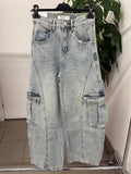 Jeans a palloncino cargo FGD MODA
