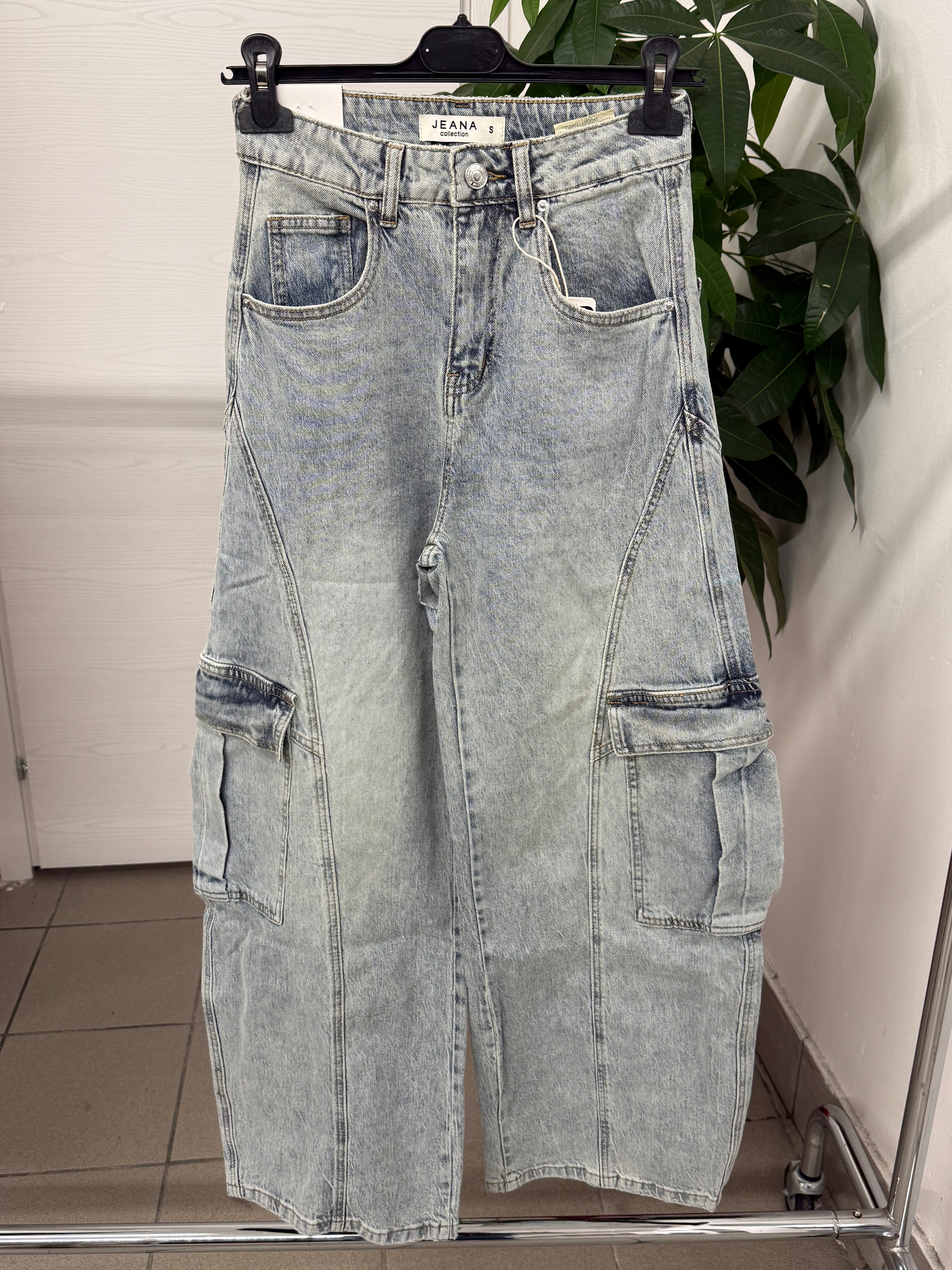 Jeans a palloncino cargo FGD MODA
