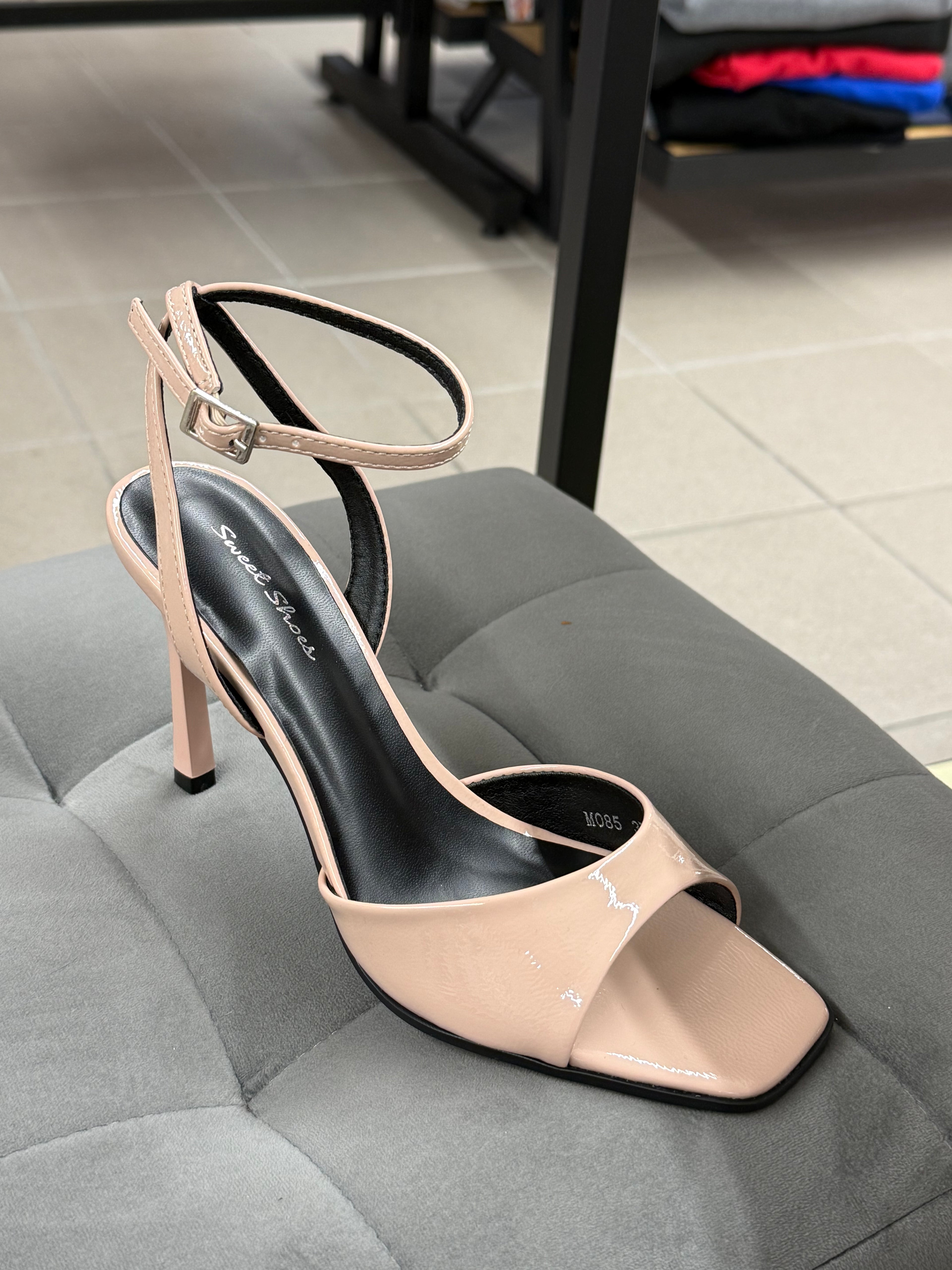 Décolleté sandalo con punta squadrata tacco 10cm M085 FGD MODA