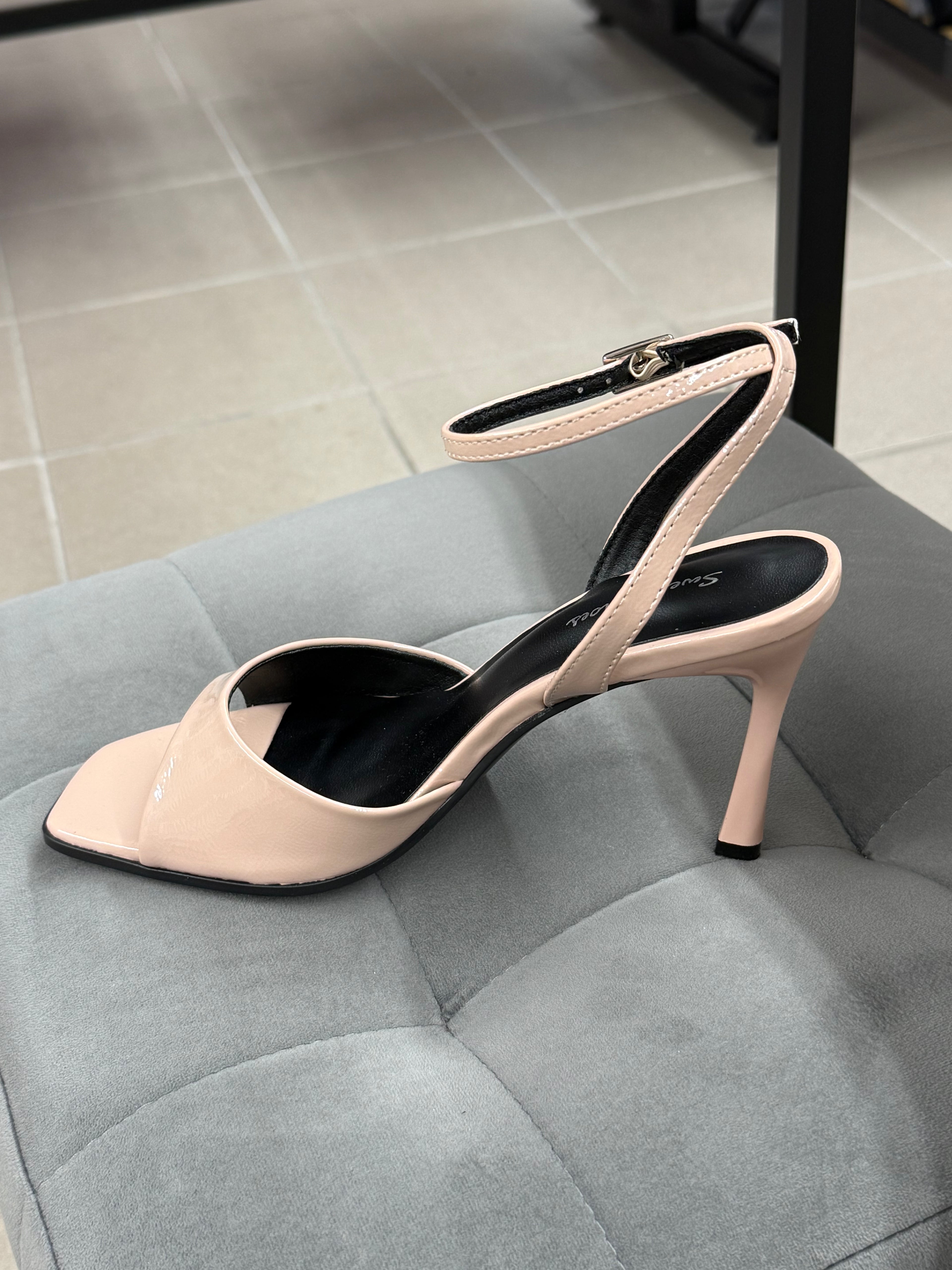 Décolleté sandalo con punta squadrata tacco 10cm M085 FGD MODA