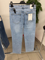 Jeans palazzo brillantini fino 52 FGD MODA