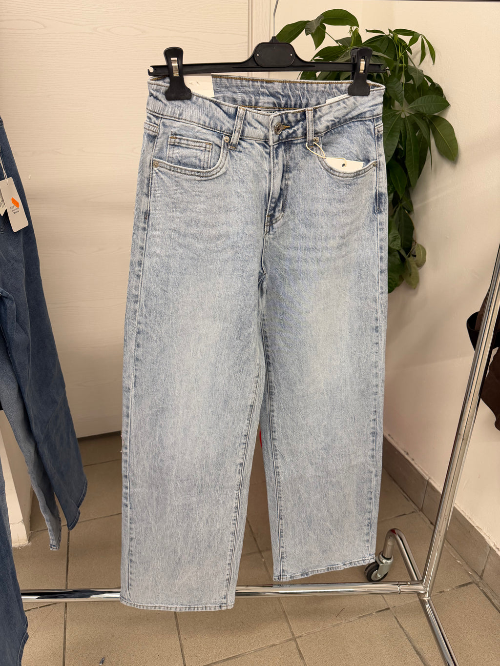 Jeans con stella wide leg FGD MODA