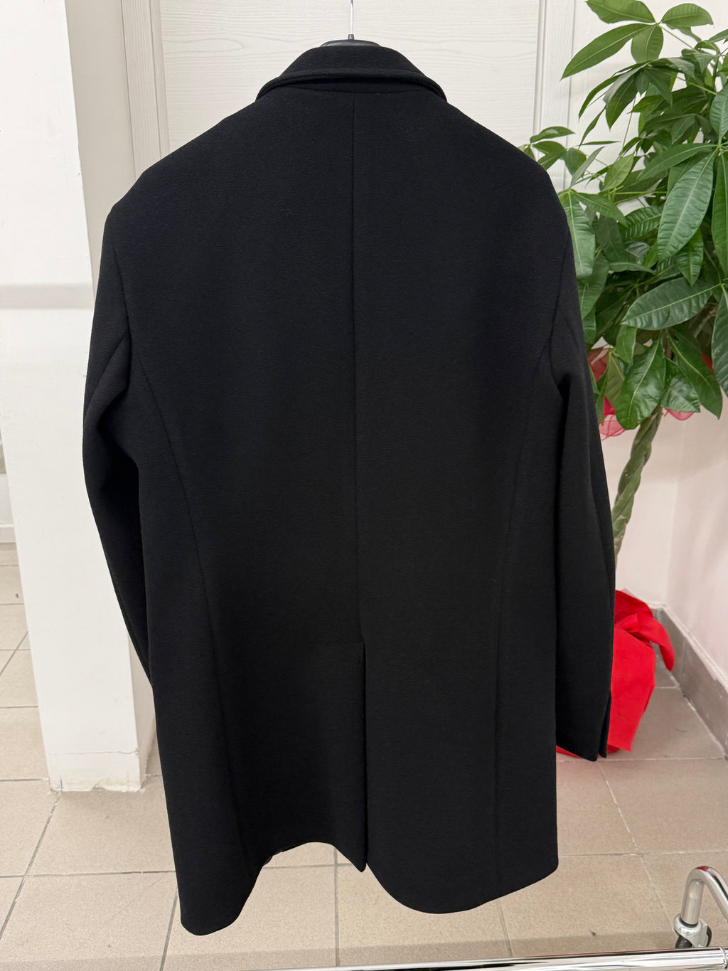 Giacca tinta unita con tasche con chiusura a bottoni Ficko FGD MODA
