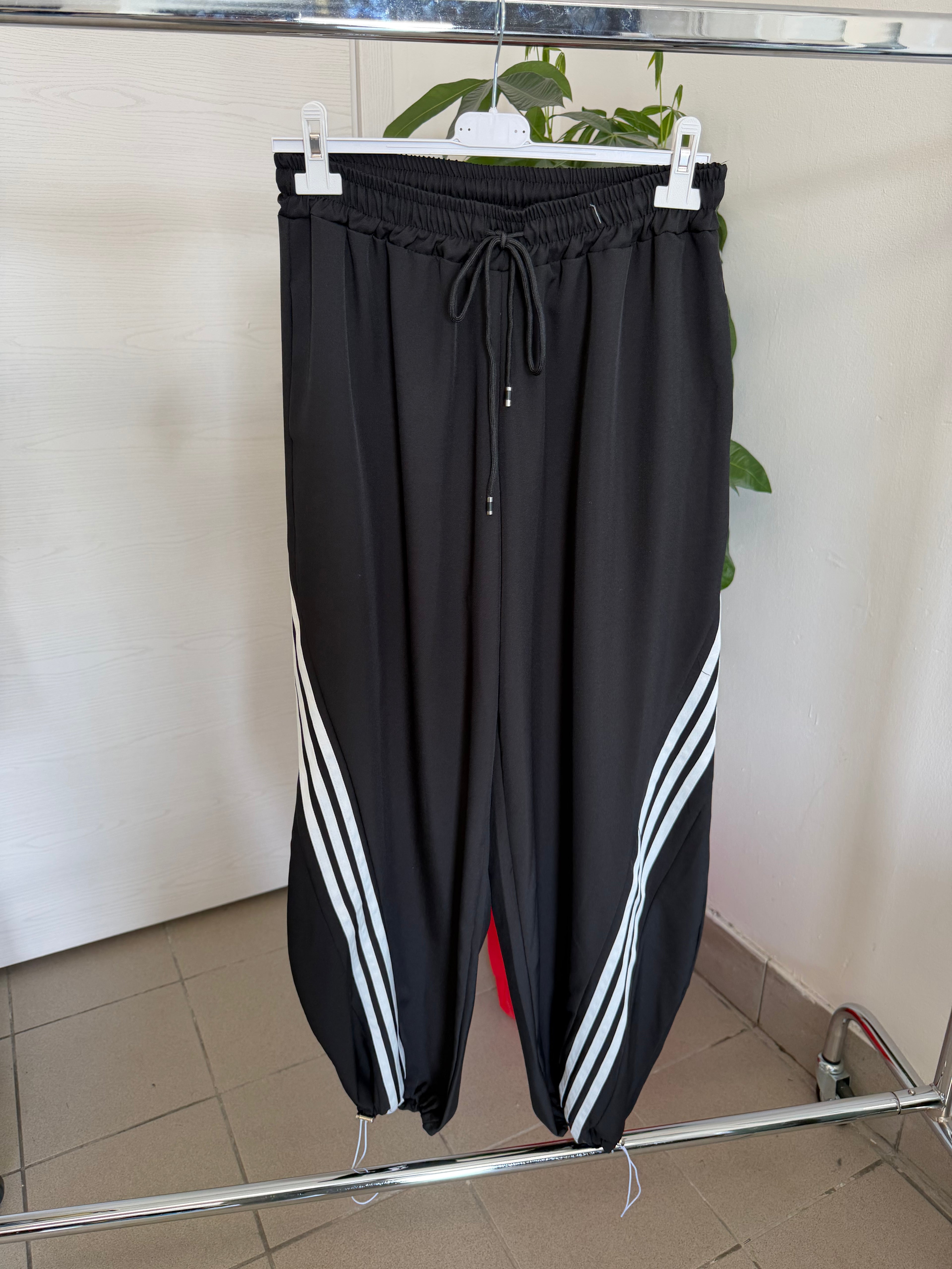 Pantalone balloon con strisce FGD MODA